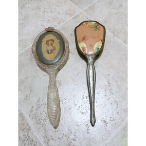 Antique Victorian Hairbrush Metal